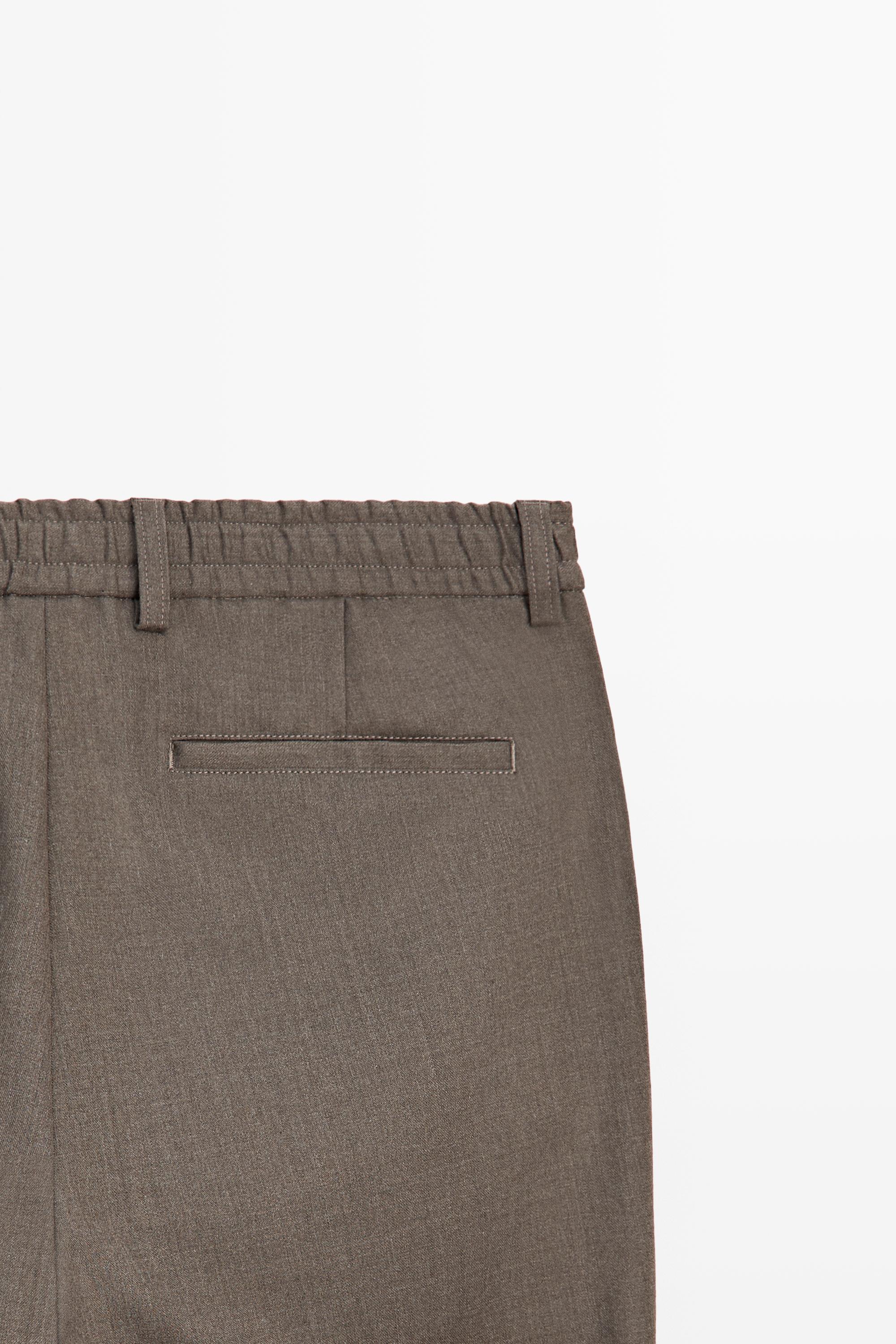 Pantalon en laine total look